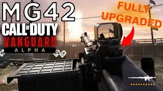 MG42 Fully Upgraded Legendary Gameplay | Call of Duty Vanguard Alpha (PS5)