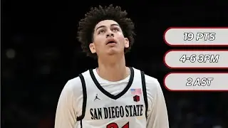 Miles Byrd (SDSU) | So | SG/SF | Highlights vs CBU - 19 PTS | 2 AST | 1 STL | 4-6 3PM - 12/11/24