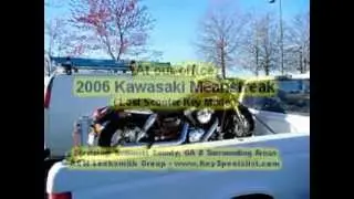 Atlanta GA: 2006 Kawasaki Meanstreak - Motorcycle Lost Keys Replacement Made!