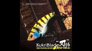 RAVENCRAFT New R46 9g Metal Vib Blade Baits Spoon Lures