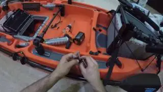 hobie outback install sidekick ama kit (h o b i e  fishing kuwait)
