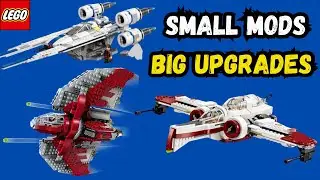 SIMPLE LEGO STAR WARS MODS | Transform the U-Wing | ARC-170 | Ahsoka&rsquo;s T6 Shuttle