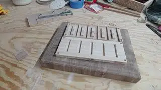 Inlay Story Board that explains the start depth numbers for my Onefinity Journeyman and a 15° bit