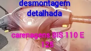 Desmontagem detalhada das catenagens da bis 110 i ou Bis 125