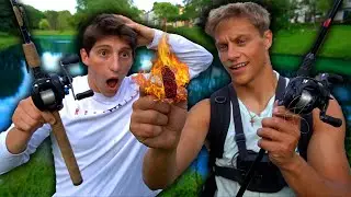 1v1 Fishing Challenge // LOSER EATS GHOST PEPPER