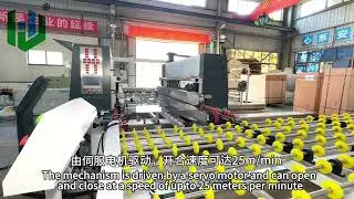 Fully automatic glass edge grinding and cutting line