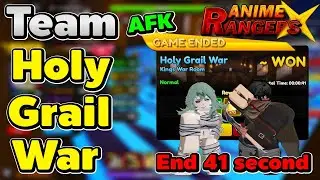 Anime Rangers X :  แนะนำ Team AFK Holy Grail War จบ 41 วินาที 