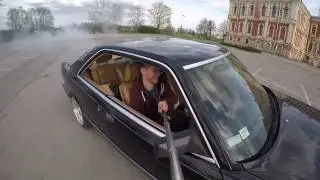 Mercedes benz 560 sel burnout
