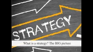 What is a strategy? The BIG picture
