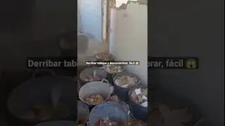 Como derribar una pared y hacer el desescombro, de modo !!! F&Aacute;CIL !!!