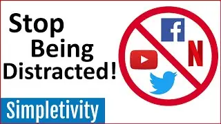 How to Stop Distractions & Temptations (Cold Turkey Blocker)