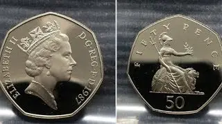 UK 1991 50 Pence Coin VALUE + REVIEW