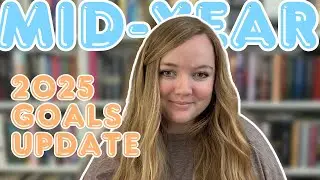 mid year check in | how I'm doing on all my 2025 reading goals!! ✨ 🥂 📚 ❄️ 🌻 🌎