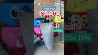 Promo besar besaran 10.10 SALE❗🔥Kaum jompo, kaum rebahan, sini kumpul! #beanbag #rebahan #empuk