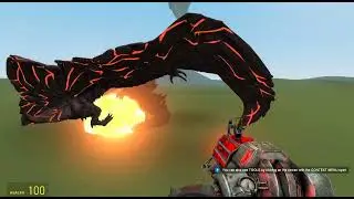 GMod Battles - Godzilla 2000 vs Rodan (MonsterVerse)