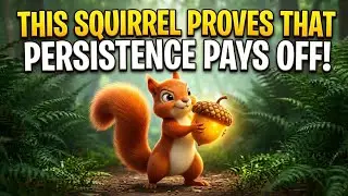 This Squirrel Proves That Persistence Pays Off