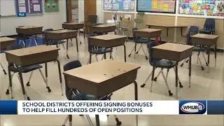 School districts offer signing bonuses to help fill positions