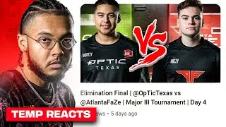 Elimination Final | OpTic Texas Vs Atlanta FaZe | CDL Major III Temp Reacts!!