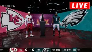 🔴Kansas City Chiefs vs Philadelphia Eagles | NFL live | AmericanFootball | Madden NFL 25 Gameplay