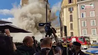 ROMA: NUOVO CROLLO A TORRE DEI CONTI