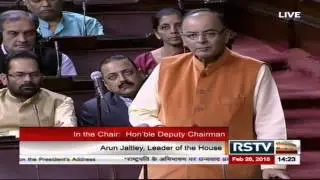 Sh. Arun Jaitley’s speech in the discussion on the Motion of Thanks on President's Address