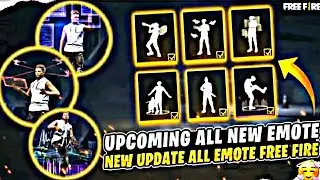 Upcoming All New Emote in Free Fire🔥 4th Anniversary Update All Free Fire Emotes!