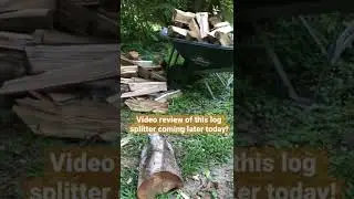 Log Splitter Review Video Coming Soon