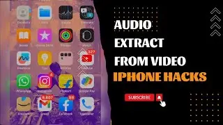 How to Extract Audio from a Video on iPhone using Shortcut | Easy Tutorial | Malayalam