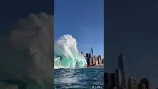 Giant Wave 🌊 hits New York