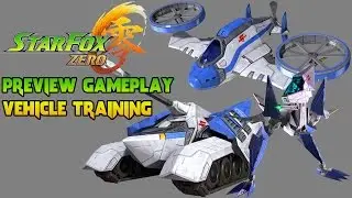 Star Fox Zero Preview Gameplay - Vehicle Training 60fps