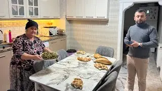K&ouml;yde evde ilk iftar💯Alim ağa Ramazan davulcusu🥞olursa...#ramadan #iftar #sahur #menu #iftarmen&uuml;s&uuml;