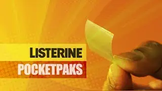 Take a Closer Look: Listerine Cool Mint Pocketpaks Breath Strips Kills Bad Breath Germs