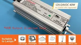 40W UL Listed LED Power supply
