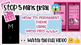 STOP TRIAL 🤗😱 HOW TO PERMANENT THEME, USING IMOD PRO V.1.3.4 (OPPO&REALME) ANADROID 10