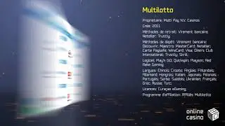 Nouveau casino Multilotto: revue du portail de jeux CasinoEnligneBOX.com