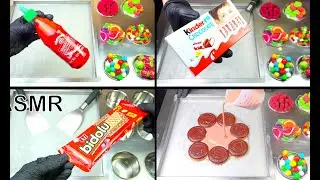 KinderChocolate, Wafer, ChilliSauce, Biscolata ICE CREAM ROLLS