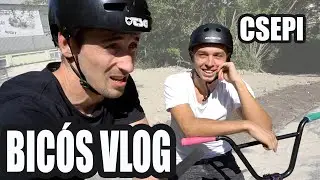 BICIKLIS VLOG CSEPIVEL!! | Pump track, trükkök, cyberjump |