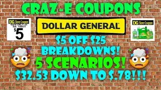 🤑$.78 OOP!🤑$5 OFF $25 DOLLAR GENERAL SCENARIOS 1/9/21🤑LEARN HOW TO COUPON AT DG🤑