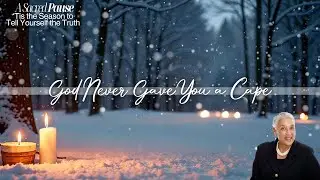 A Sacred Pause: &rsquo;Tis The Season To Tell Yourself The Truth &ndash; God Never Gave You a Cape | Psalm 127:2