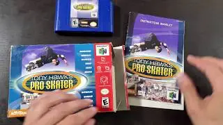TONY HAWK'S PRO SKATER (N64) UNBOXING AND REVIEW [4k]