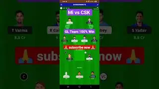 CHE vs MI Dream11 Team Prediction | CSK vs MI Dream11 Team | Dream 11 Team of Today Match  49th T20
