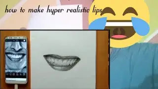 How to make hyper realistic Lips #tranding #viral #artist #art #tutorial