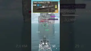 Damage test of the HMS Fearless in Modern Warships #modernwarships