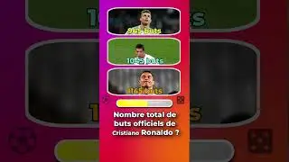 👉 Combien de buts officiels a marqu&eacute; Cristiano Ronaldo ? ⚽