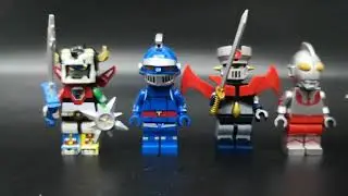 Voltron vs Mazinger z vs Predator vs Alien Minifigure Toy