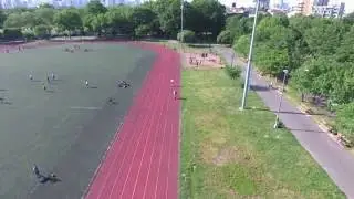 Drone + Boosted Board Test Ride