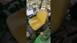 Snowzilla vs. Deere: Epic Maryland Showdown with the John Deere 1023E! #snow