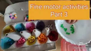 Color sorting activity ideas for toddlers | 4 in 1| fine motor activities| Mubarra's world