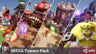 MEGA TOWERS PACK - 3D Models | Unity Store