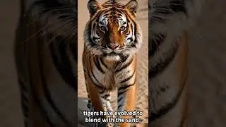 The Desert Phantom Tiger of the Future #evolution #futureanimals #futureearth  #imaginaryworld